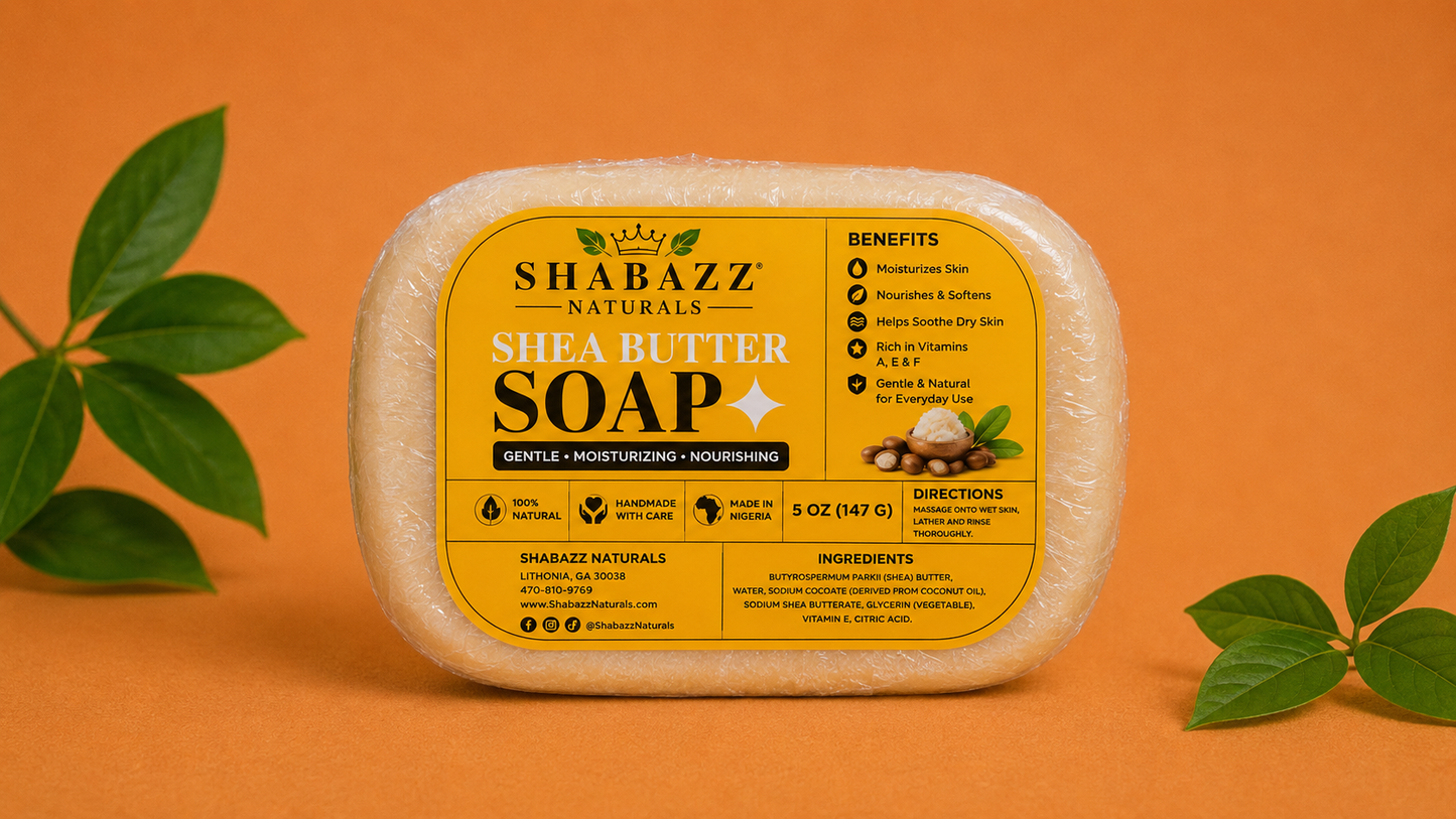 Shabazz Naturals African Shea Butter Soap