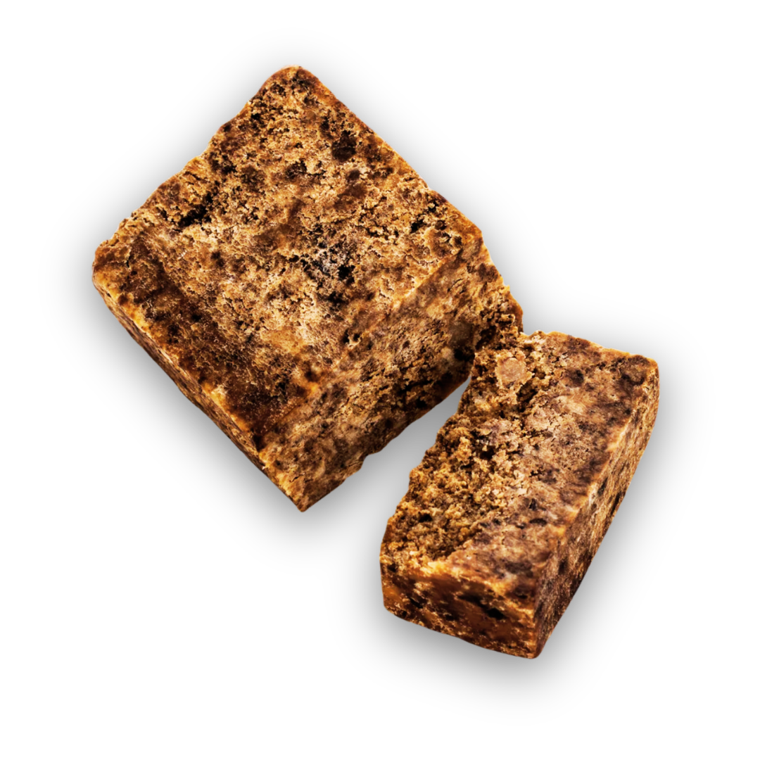 *Bundle deal/ 100% Raw Premium African Shea Butter 8oz + 2 Premium African Black Soaps 5oz