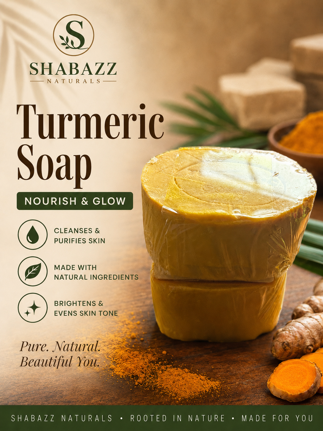 Turmeric Glow Bar 6oz