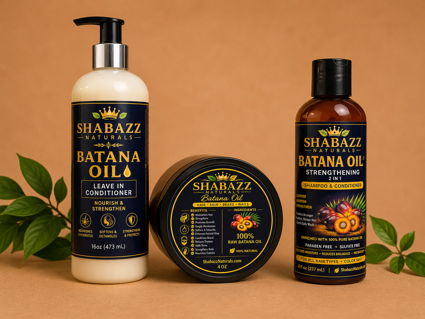 Shabazz Naturals Ultimate Batana Hair Growth & Repair Bundle